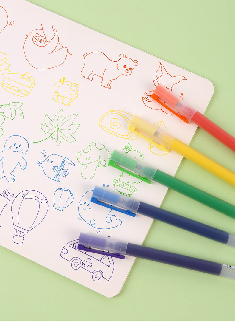 Beifa Jumbo Multicolor Gel Pens 0.5 GA329800